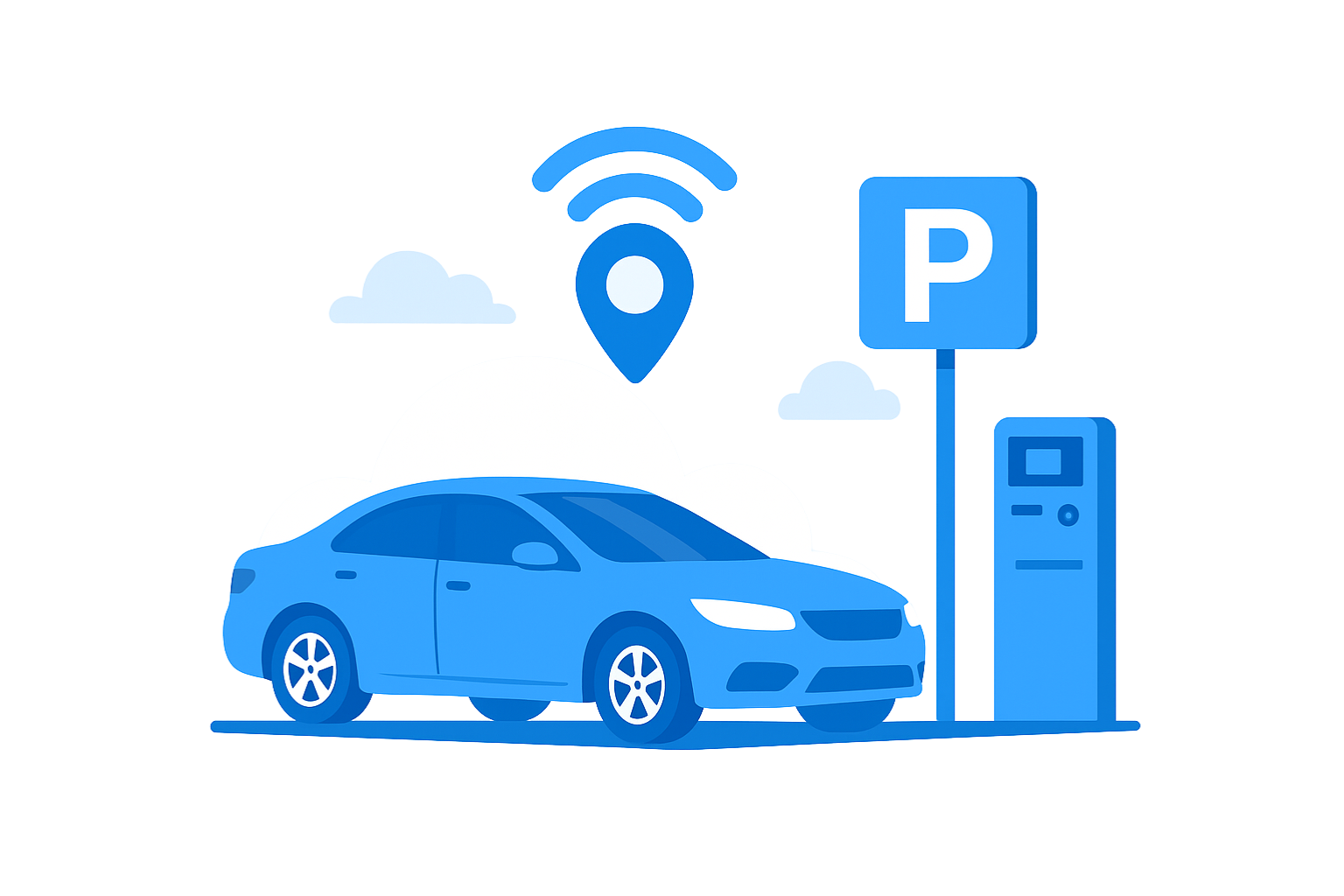 Smart Parking Illustration